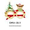 Festive Christmas Eyeglass Frames for Adults & Kids - Creative Holiday Party Accessories & Gifts