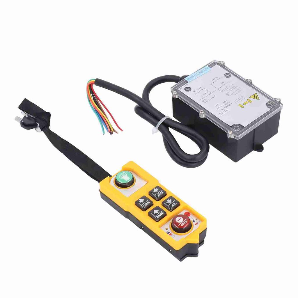 AC380V 100m Drahtlose Kran Fernbedienung Wasserdichte Anti Herbst Elektrische Industrielle Fernbedienung