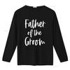 Father of the Groom Bachelor Party Hen Stag Do Wedding Novelty T Shirt Adults Vintage Washed Soft Graphic Stretched Breathable