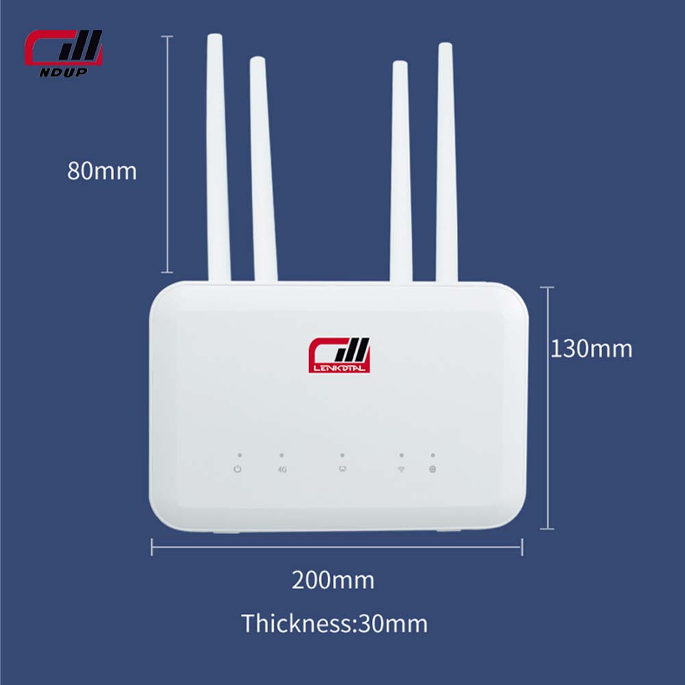 4G Home Router NDUP B625 Supports SIM Card Optional Battery
