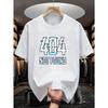 European Size Glitch Funny Tee Tops for Men Graphic Techy All-Season Statement Top for Men Casual Comfortable T-shirt