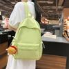 Student schoolbag summer new candy color simple backpack junior high school fashion large capacity backpack