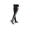 Adidas Originals Logo Print Straight Leg Vintage Sports Comfortable Casual Pants Women Bottoms Black DH4237