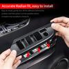 For Toyota Hilux Pickup Truck 2026 2016 Car Window Switch Panel Cover Trim Carbon Fiber Pattern Interior Decoration Accessories