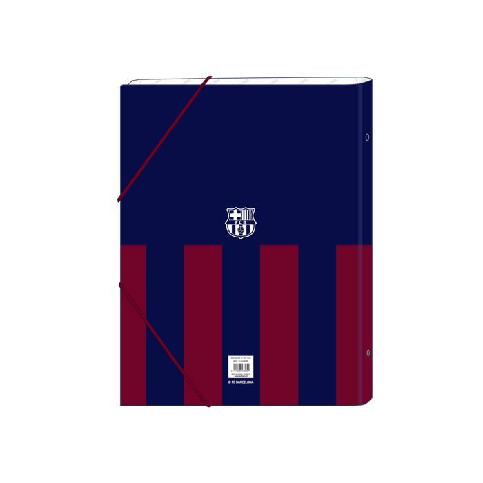 Classeur folio trieur - safta - 26x36,5 cm - Bleu marine/grenat - 12 compartiments - Couverture rigide