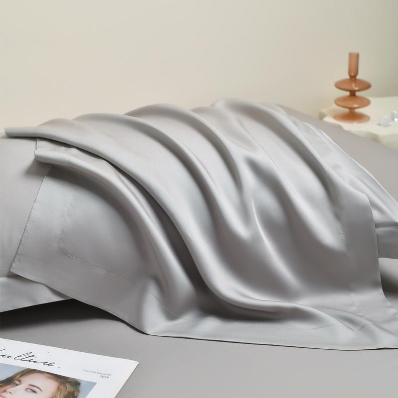 Class A 100 Tencel Pillowcases Ice Silk Cool Pillowcases 48X74 Silk Pillowcases