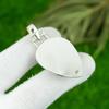 Mothers Day Deal Pear Natural Picture Jasper 925 Silver Birthday Bezel Pendant