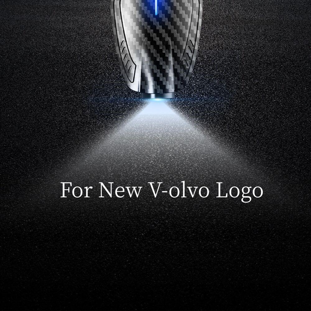 

2pcs USB Rechargeable For Volvo XC60 XC90 XC40 XC70 Logo R Design Car Door HD LED Lamps Projector Courtesy Welcome Lights 2PCS