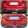 For Mercedes Benz A Class W177 V177 A180 A200 A250 Car Rear Bumper Light Foglight Lamp Frame Decorate Cover Trim Refit Sticker