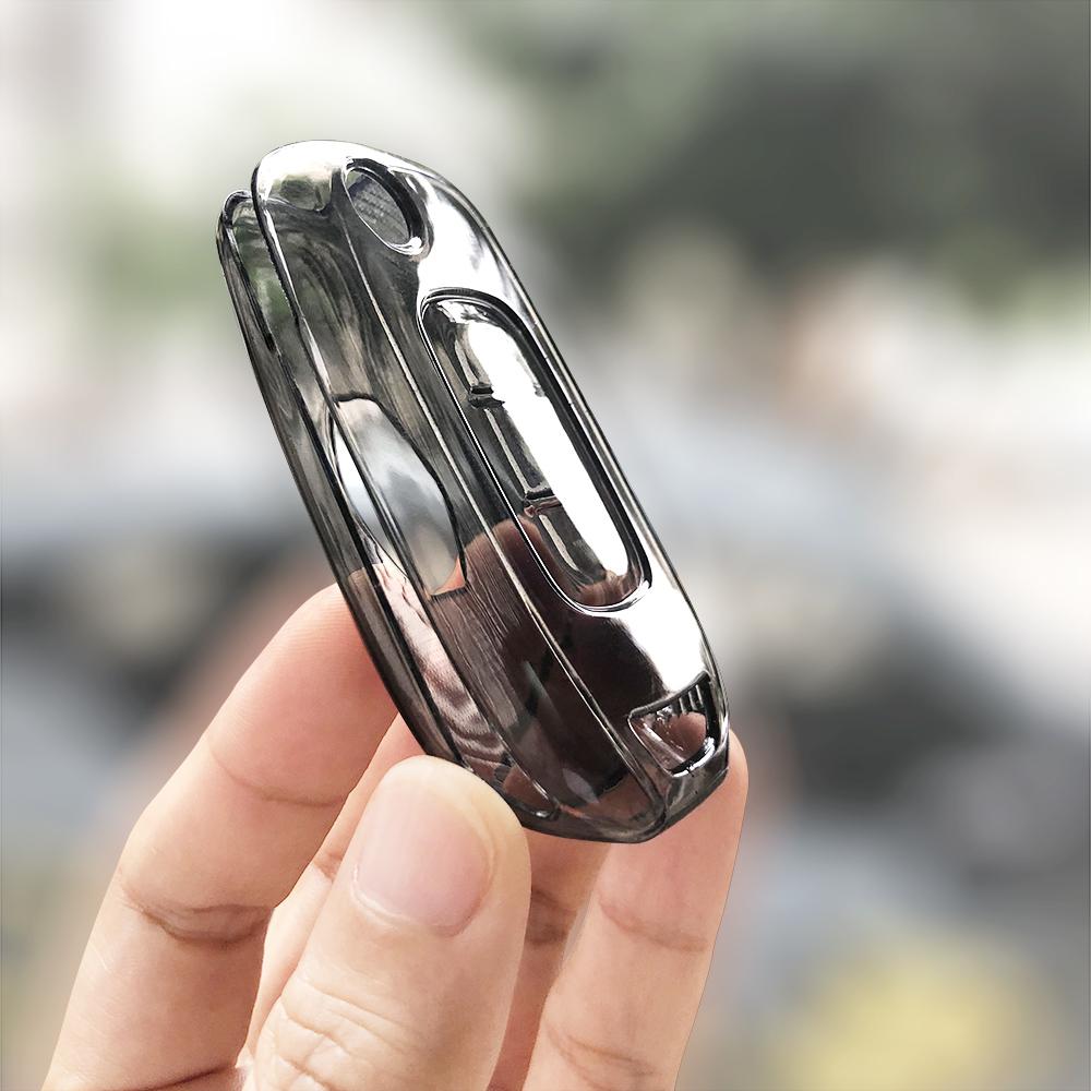 For Renault Clio 5 Duster Logan Oroch Clio Arkana Kwid Sandero Stepway Captur Kadjar Tpu Key Cover Keychain Car Key Case Shell