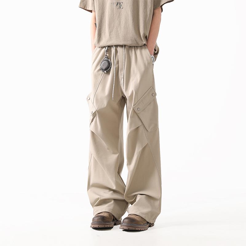 

Унисекс Повседневные брюки карго Cleanfit в уличном стиле с дугообразными и 3D-карманами XL хаки