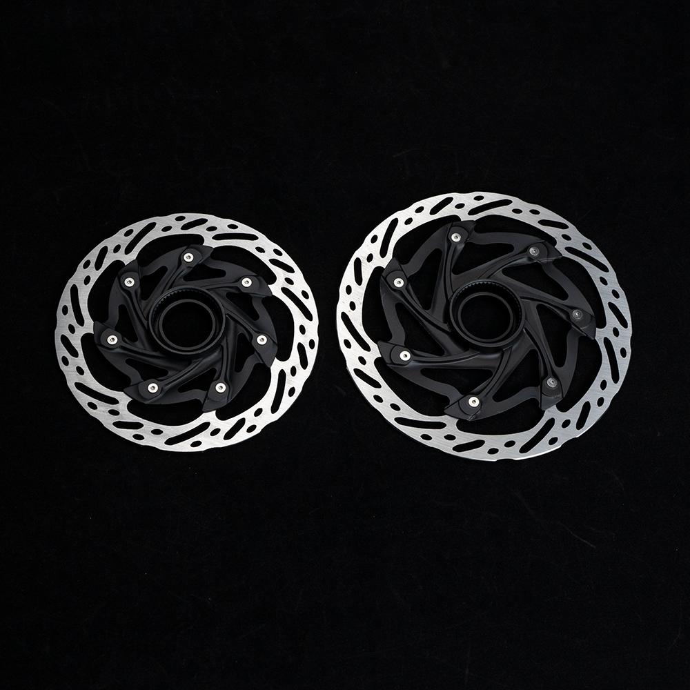 ZRACE RT-RX Center Lock Disc Rotor, Ultralight Strong Heat Dissipation Floating Rotor 140mm 160mm Road Disc Brake