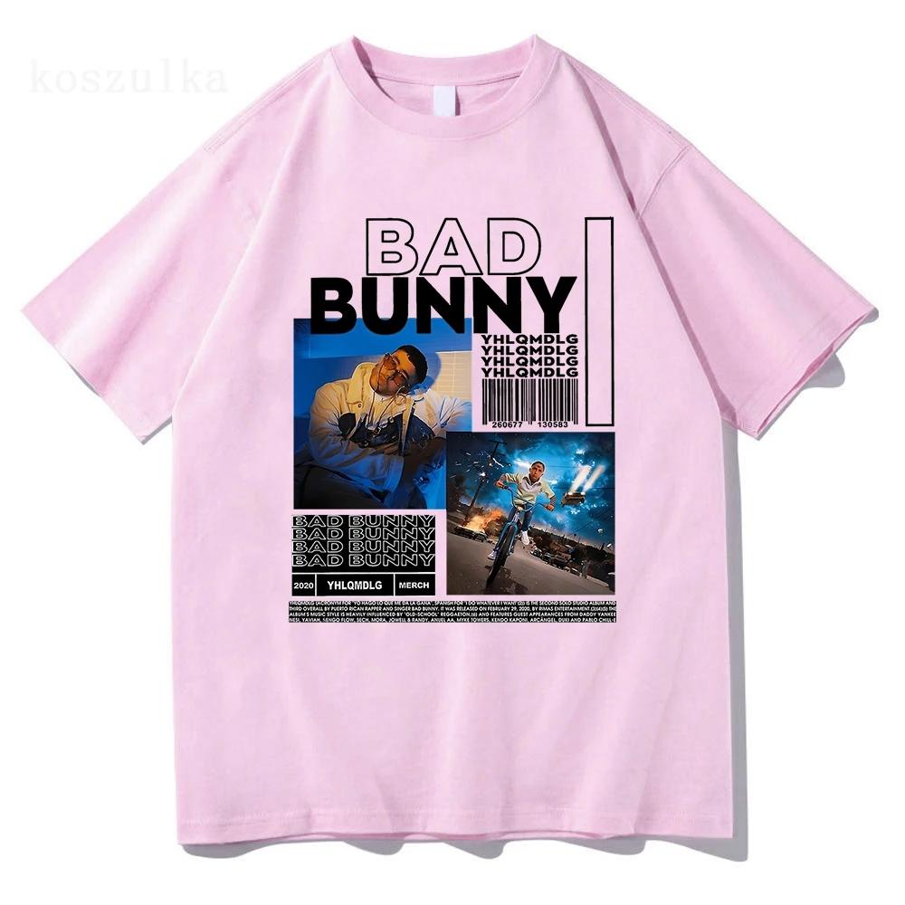 

Bad Bunny Most Wanted Tour Футболка Мужская Ретро Хлопок Nadie Sabe Lo Que Va A Pasar Mañana Футболка Un Verano Sin Ti Футболки S
