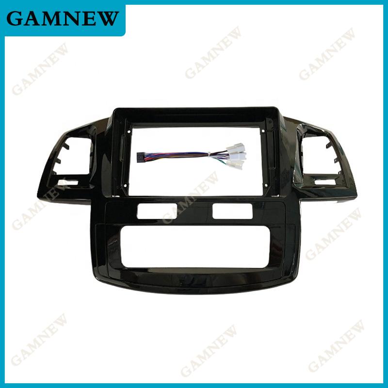 9 Inch Car Frame Fascia Adapter For Toyota Fortuner Hilux Vigo 2007-2015 Android Radio Dash Fitting Panel Kit
