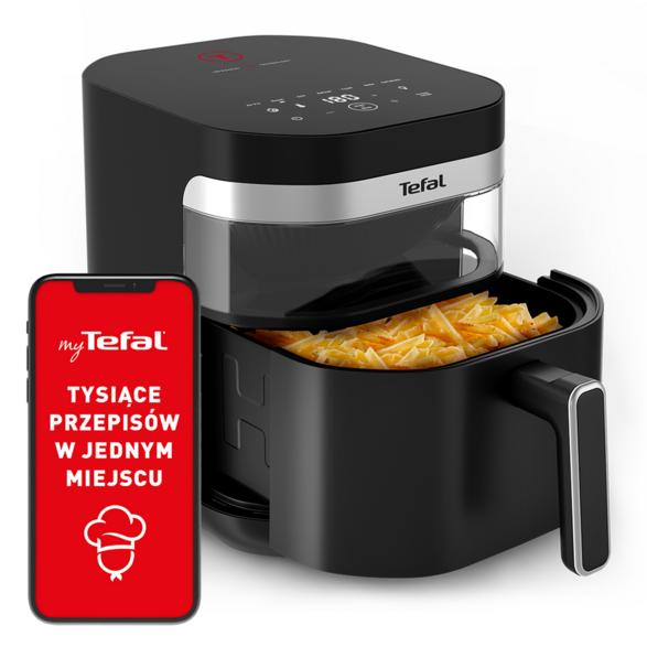 Tefal ey8328 easy fry infrared air fryer with infrared technology, 7l, dual heating system
