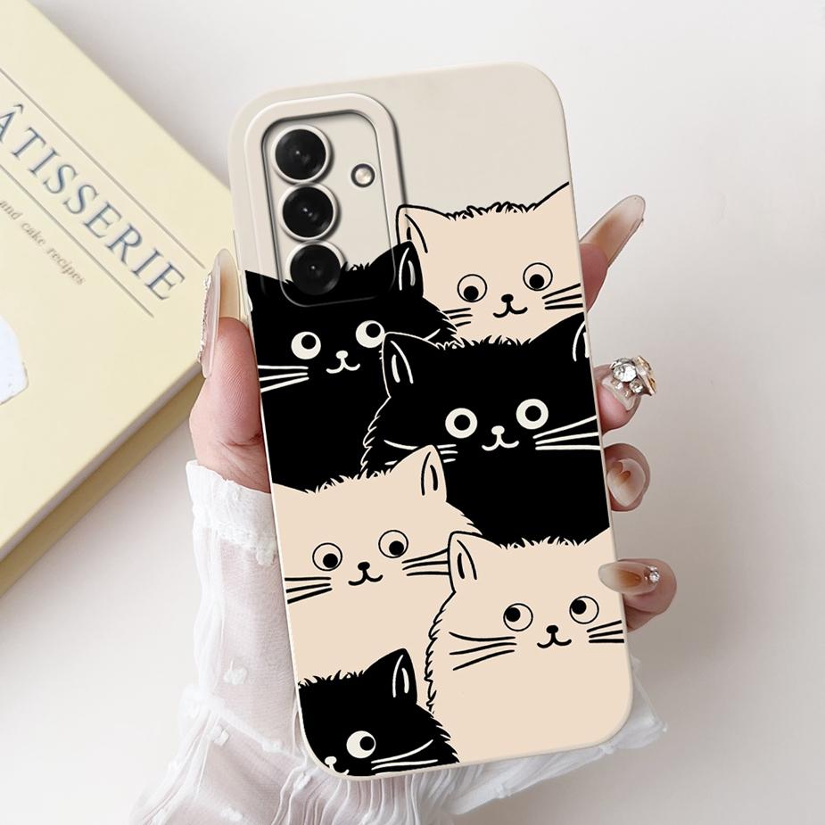 For Samsung Galaxy A56 5G Case A16 A26 A36 Cute Cat Dinosaur Candy Phone Case For Samsung A56 A 16 26 Galaxy A36 Soft Cover Bags