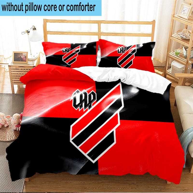3PCS Athletico Paranaens Bedding Set For Bedroom, Dormitory,Including 1pc Duvet Cover And 2pcs Pillowcases Large size Fan gift