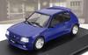 Solid Peugeot Scale Diecast Car 205 GTi DIMMA Body Kit 1988 1/43 (Blue) [Used]