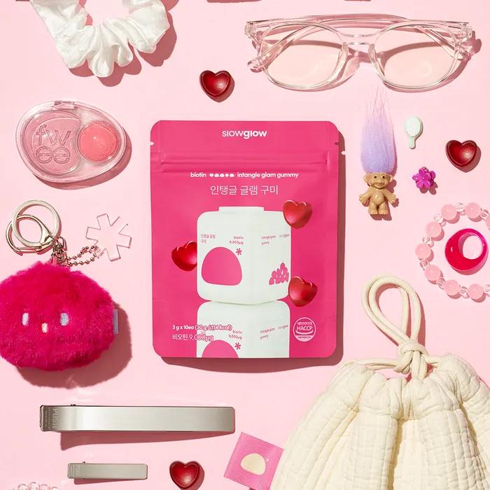 Beauty Gummy 10 Gummies 3 pcs + Berry Pink Pouch