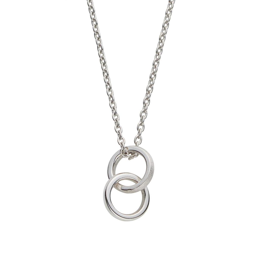 VA Vendome Aoyama Pair 925 Sterling Silver GS6N024950SI [Official] 2-Way Necklace, (Rhodium Plated),