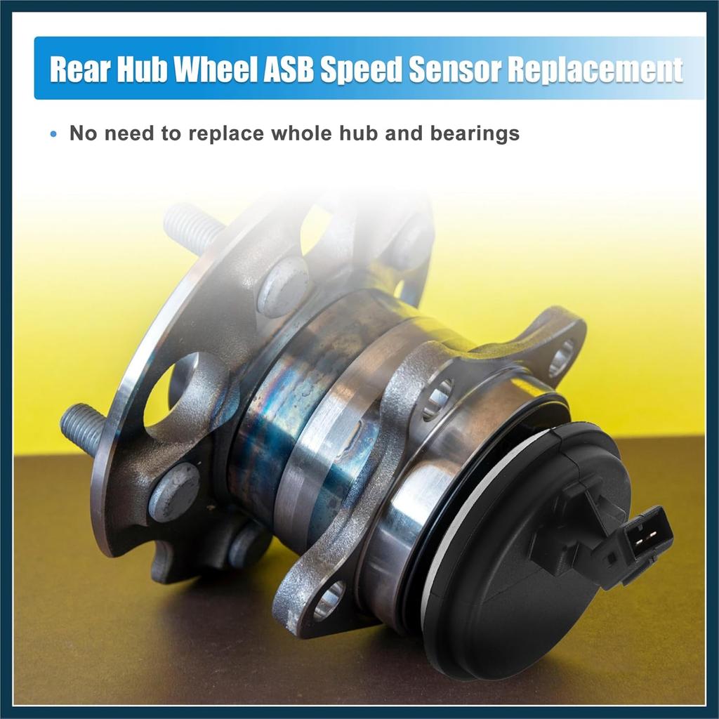 Rear Hub Bearing ABS Speed Sensor for Hyundai Accent Sedan 2018-2020 for Kia Rio Sedan 2018-2020 NO. 58980F9000 Rear Hub Wheel ABS Speed Sensor Cap