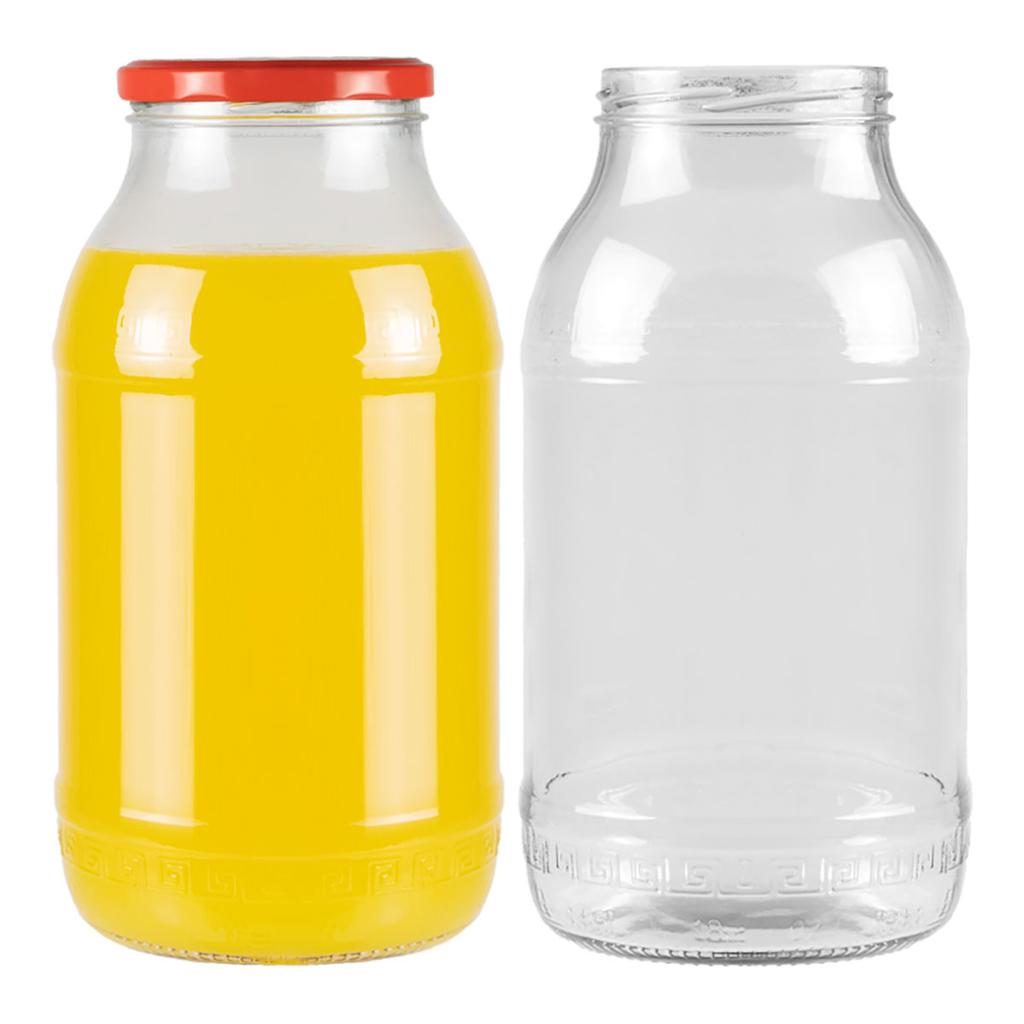 Glasbehälter 2L Glas für Konserven Liköre Honig
