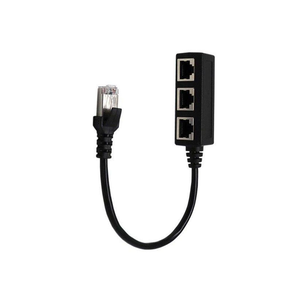 Digital Cables LAN Ethernet Extender Adapter Cable RJ45 Connector Network Connector RJ45 Splitter