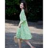 Demana Women's Printed A-Line Midi Dress