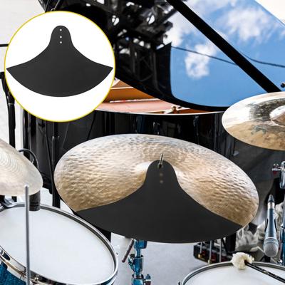 2 Peças de Mute para Prato de Bateria Melhora a Precisão do Som Sem Perda de Tom Acessório de Bateria para Uso em Prática Diária Acessório de Instrumento