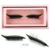 1 Pair Of Colored Eyeshadow False Eyelashes, Holiday Exaggerated Thick Curled Simulated Eyelashes