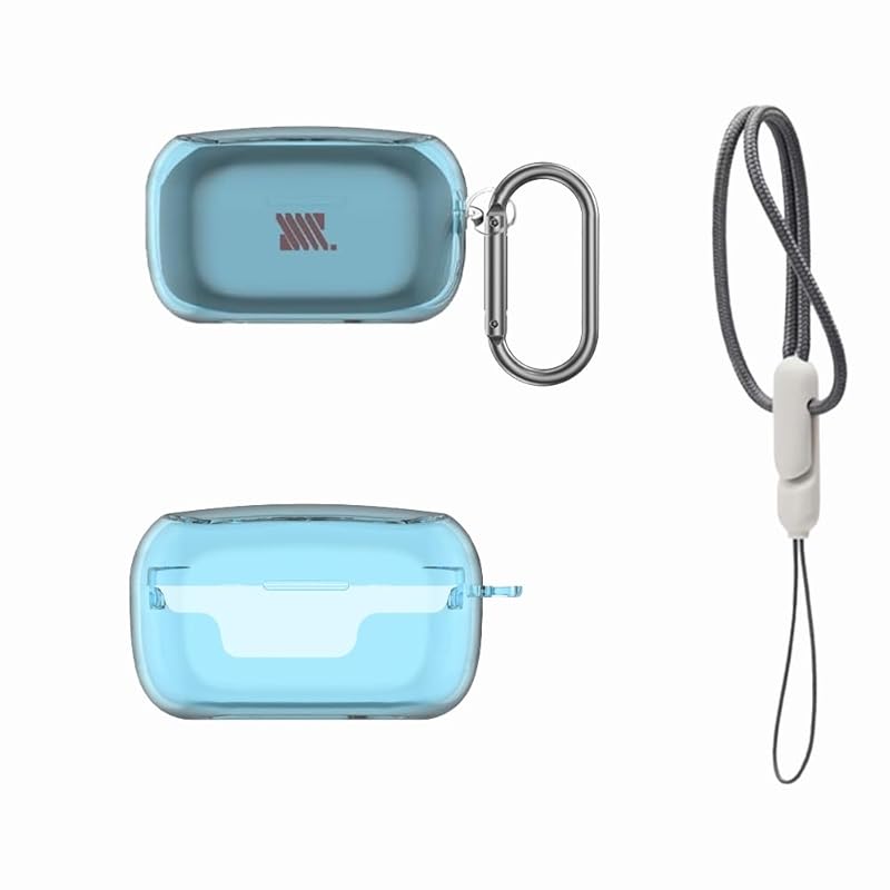 

For AVIOT TE-V1R-HEN case protective cover [SUNZHXIN] Protective case with carabiner lightweight Rechargeable, suitable for portable and use TPU Case