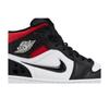 Air Jordan 1 Mid 'Quai 54' (Unisex) Black / White / Red Vintage Basketball Shoes CJ9219 001