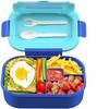 Microwave-Safe Leakproof Kids Lunch Box With 4 Compartment Design BPA-Free PP Plastic School Daily Use