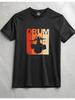 T-Shirt with Drums Print
