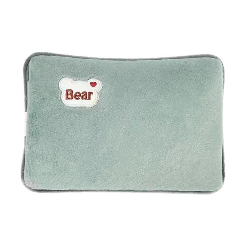 Wiederaufladbarer explosionsgeschützter elektrischer Handwärmer mit Kaninchenfell - Wärmflasche für Winterbettwäsche