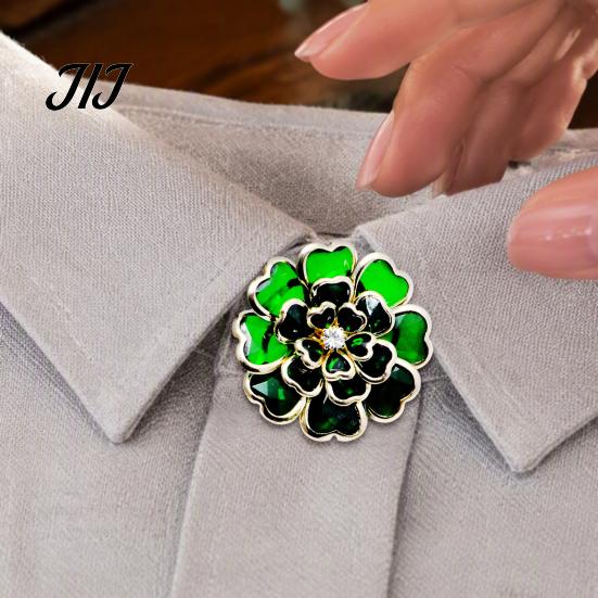 Sophisticated Apparel Accessories Vintage Rhinestone Flower Button Covers, Snap On Decorative Gift Ideas for Fashion Enthusiasts Metal Shirt Cufflinks