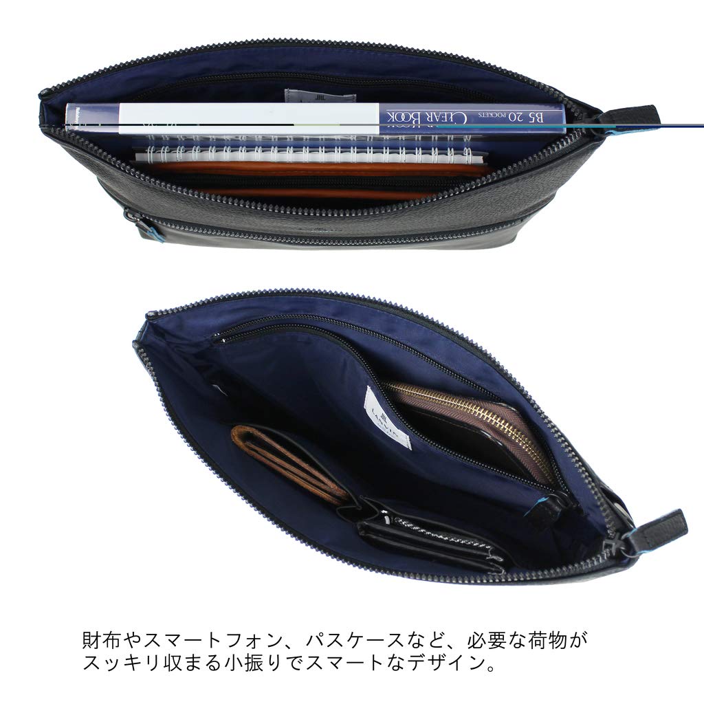 Lanvin en Bleu Felicita Shoulder Bag 574102 Men's Blue B5