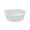 Disposable High-Lid Round Food Containers