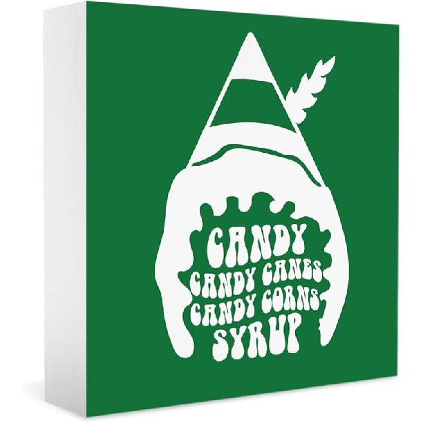 Christmas Vacation Funny Decorations - Xmas Holiday Sign, 5 X 5 Inches