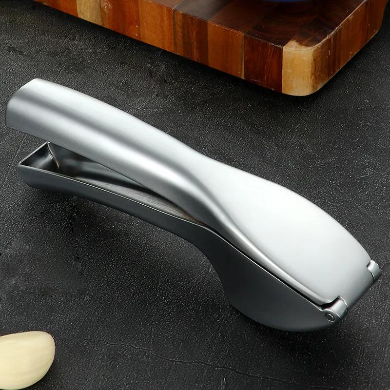 Garlic Press Crusher Mincer with Sturdy Construction Professional Food Grade Rust proof Easy Squeeze and Clean