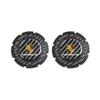 2Pcs Car Carbon fiber Non-slip Water Coaster Leather Interior Pad Holder For Porsche Cayenne Panamera Macan 911 718 Cayman 918YC3 