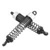 2pcs RC Car Rear Shock Absorber for HIMOTO E10MTL E10MT E10BP 1 10 Car (Silver)