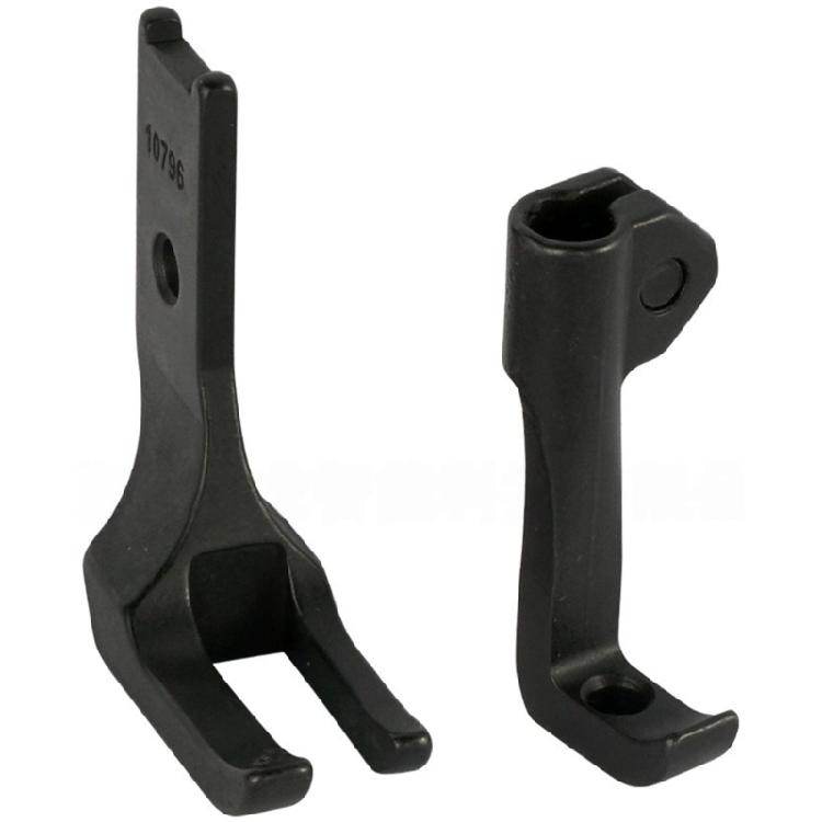 2PCS Industrial Presser Foot Sewing Machine Accessories for Curtains Bedding Clothing Stitching Hemming Project