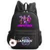 Anime Cartoon K-Pop Demon Hunters Printed Backpack for Teenger Children Student Schoolbag Girl Kid Gift Women Large Capacity Waterproof Travel Bag