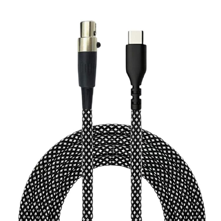 Phone Tablet Laptop Use Headphone Cable, Type C to Mini 3 Pin 150CM Replacement Cord for Home Desk Spare Cord and Daily Travel Carry