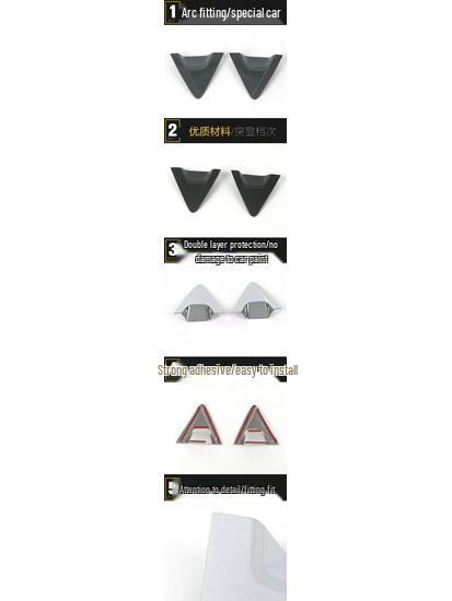 e:NS1 Rear Door Bowl Anti-Scratch Cover: Bright, Durable Car Handle Accessory