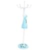 Lady Figure Necklace Stand Jewelry Organizer Display Stand Rotating Detachable Storage Rack4#