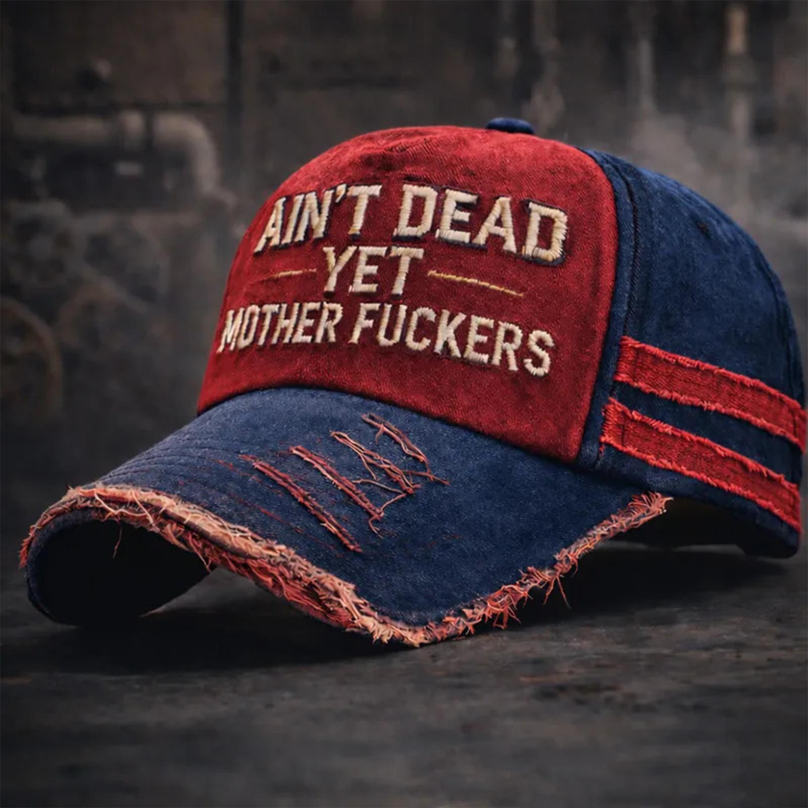 

Unisex Commemorative Hat, Distressed Adjustable Sun Hat, Fun Hat One Size червоний