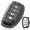 4 Button Car Remote Key Case Cover Shell Protector For Hyundai Santa Fe Sonata