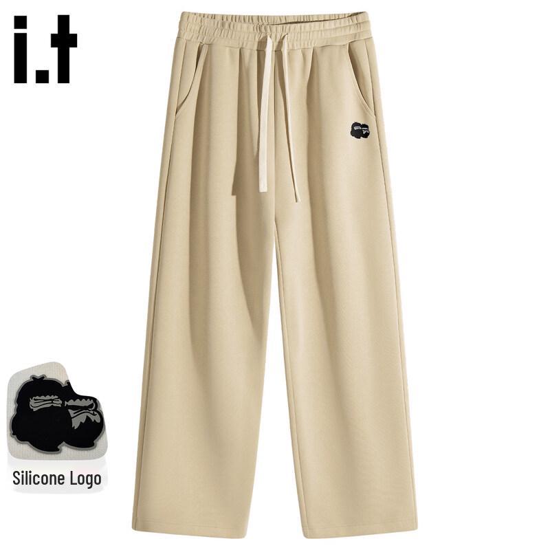 Fingercroxx Men s Vintage Loose Straight-Leg Casual Pants M